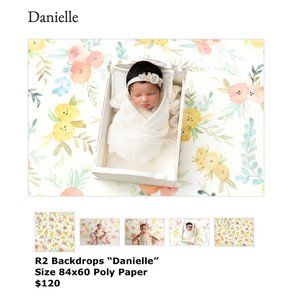 R2 Backdrops Professional Background for Photography - "Danielle" size 84x60